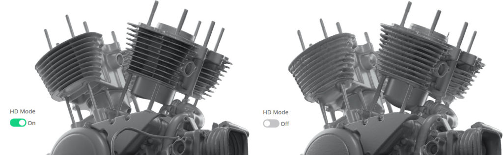 Artec HD Mode Comparison