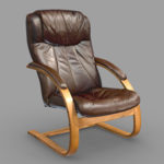 Leather Chair 3D Model