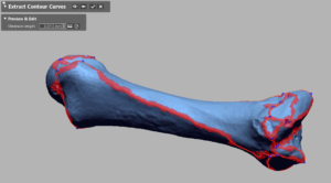 Extract Contour Curves