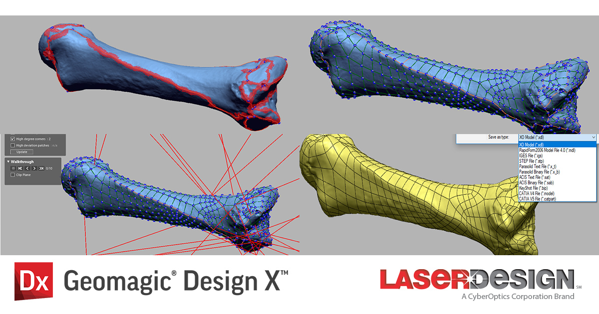 4 Easy Steps to NURBS Surface Modeling in Geomagic Design X Laser Design